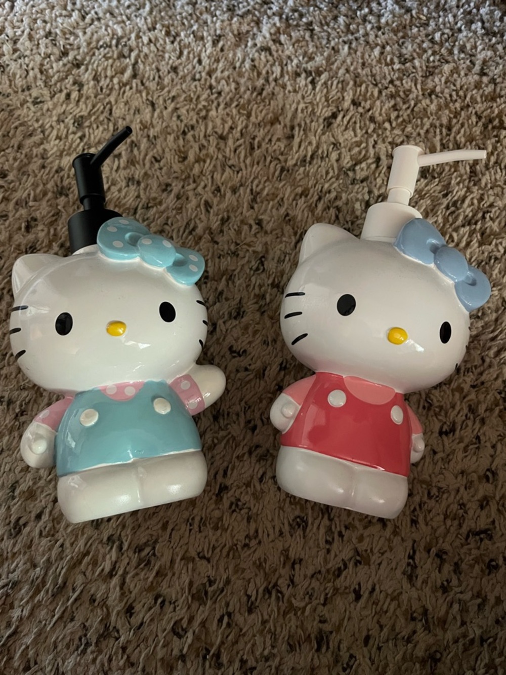 Hello Kitty  Soap Dispensers - Blue & Pink Accents
